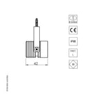 LuxR Lighting Modux 1 Bracket Spot