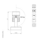 LuxR Lighting Modux 1 Weighted