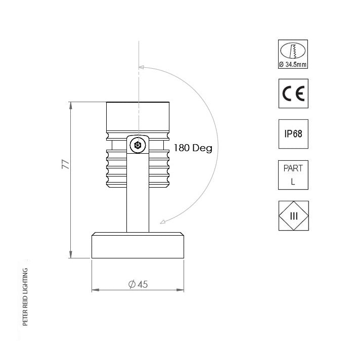 LuxR Lighting Modux 1 Weighted