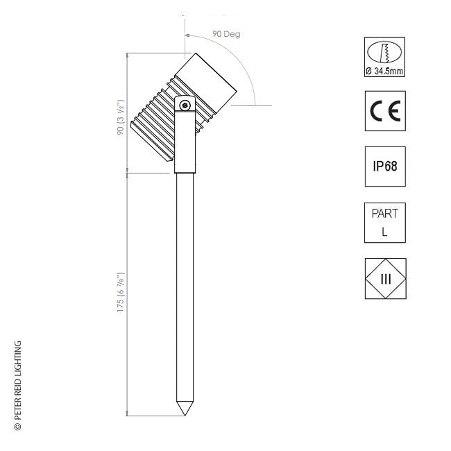 LuxR Lighting Modux 2 Spike Spot Glare Guard