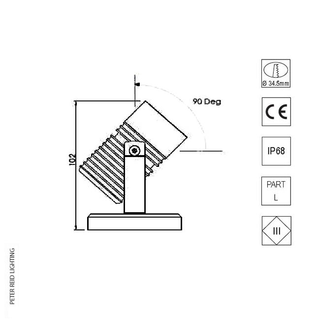 LuxR Lighting Modux 2 Weighted
