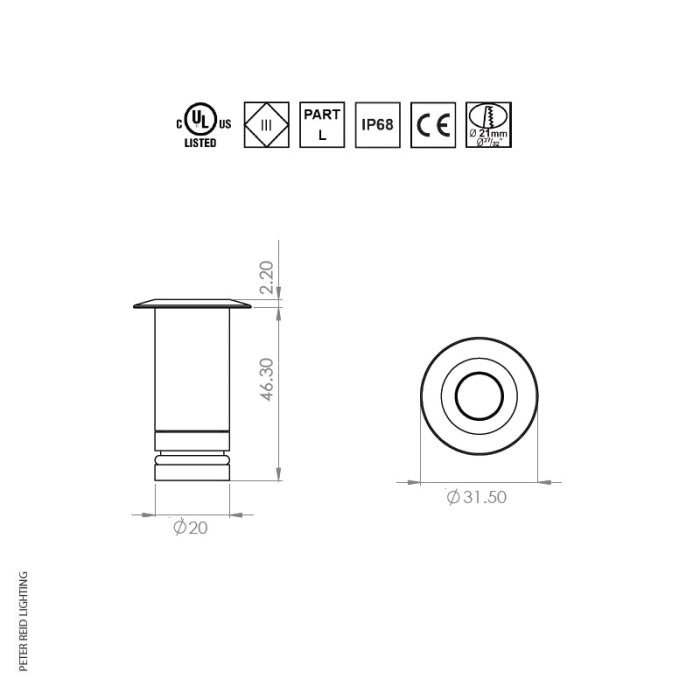 LuxR Lighting Modux Micro Darklighter