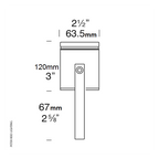 Hunza Lighting Wall Spot Bracket Mount GU10 (240v)